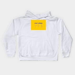 Stay Höme: swedish colors Kids Hoodie